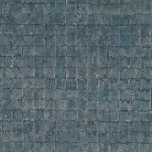 Rasch|Wallpaper blue tile for bathroom or kitchen|Tile Imitation