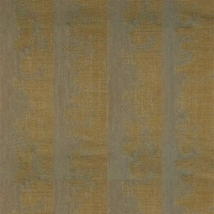 Papel pintado estilo moderno, texturas verde y dorado - Casamance Texture Cerame 76102446