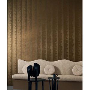 Casamance|Papier peint moderne textures abstraites vert et doré|Haut Gamme 2