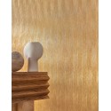Casamance|Gestreifte Tapete gelb-gold|Modern