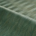 Casamance|Moderne Tapete gestreift grün-gold|Hochwertige
