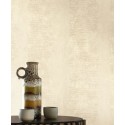 Casamance|Wallpaper rocky texture ivory white|Stone Imitation