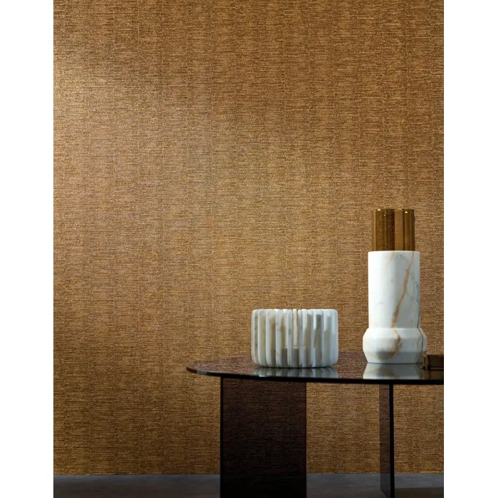 Casamance|Papier peint métallisé doré|Haut Gamme
