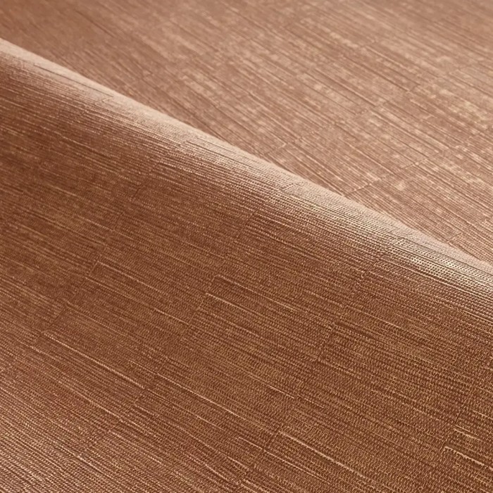 Casamance|Papier peint texturé moderne brun cuivre|Haut Gamme