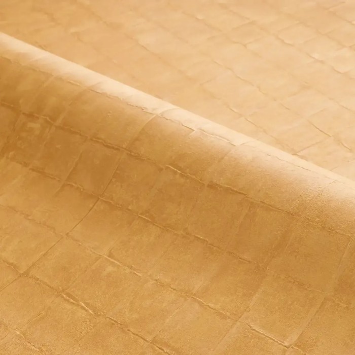 Casamance|Papier peint mosaïque carreau céramique jaune|Haut Gamme