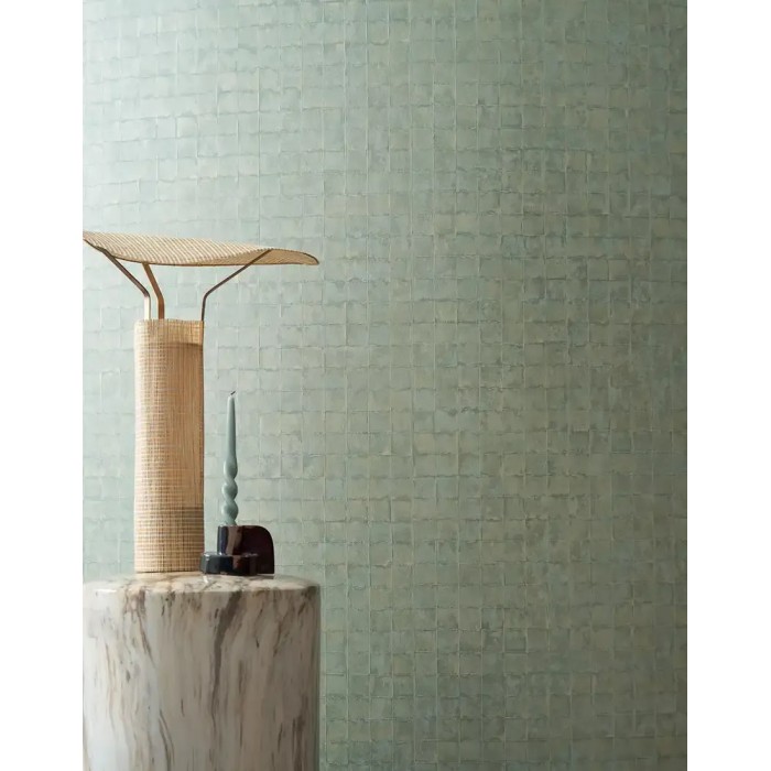 Casamance|Wallpaper mosaic ceramic tile yellow|High-End