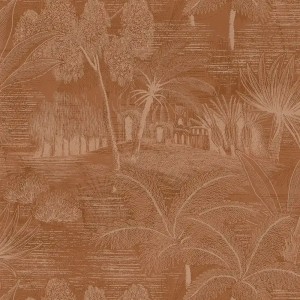 Casadeco|Figurative wallpaper with pastel tone people, vintage style|Figurative