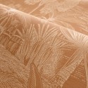 Casamance|Papier peint oasis avec palmiers terre cuite|Haut Gamme