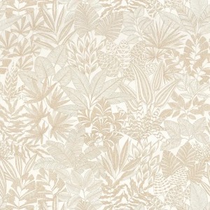 Casamance|Tapete Naturfasern Imitation Raffia taupe-beige|Tapeten