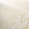 Casamance|Afrikanische Pflanzentapete weiß-gold|Tapeten