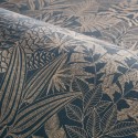Casamance|Wallpaper African plants blue and gold|Modern