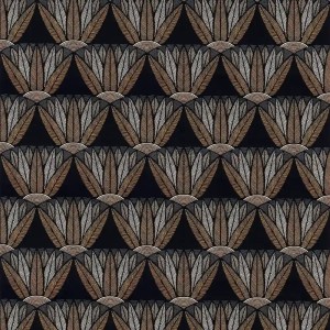 Casamance|Ägyptische Lotustapete blau|Hochwertige