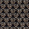 Casamance|Wallpaper Egyptian lotus flower black and gold|High-End