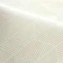 Casamance|Wallpaper geometric mosaic white and gold|Minimalist