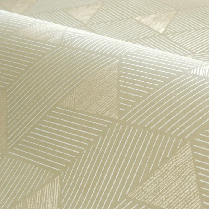 Casamance|Papier peint mosaïque géométrique vert cendre|Minimaliste