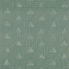Casamance|Wallpaper geometric mosaic green and gold|High-End