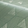 Casamance|Papier peint mosaïque géométrique vert et doré|Haut Gamme
