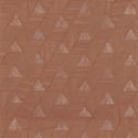 Casamance|Wallpaper geometric mosaic copper|High-End