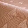 Casamance|Papier peint mosaïque géométrique cuivré|Haut Gamme