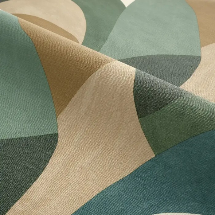 Casamance|Papel pintado pintura abstracta tonos verdes|Alta Gama