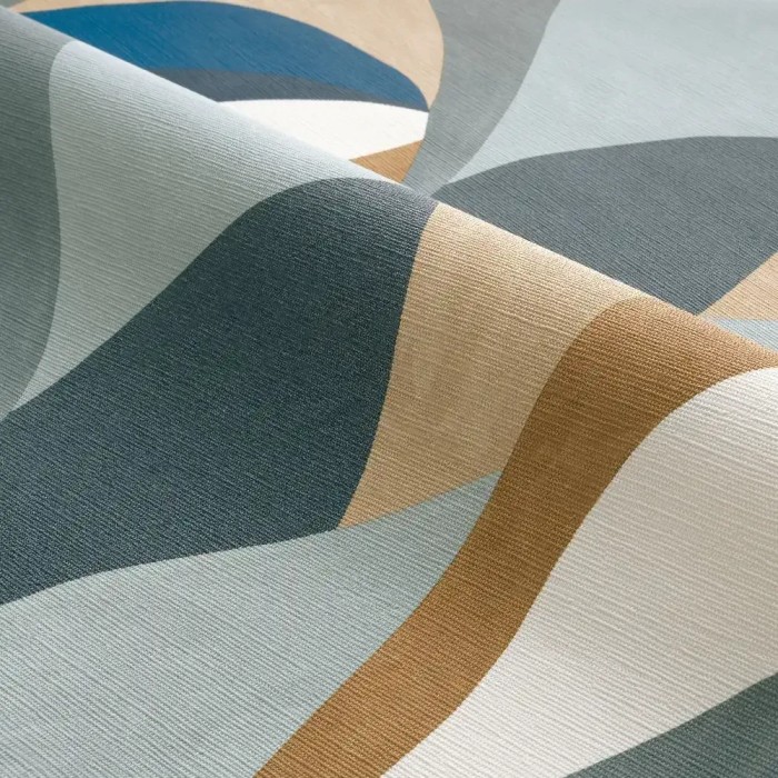 Casamance|Abstrakte Malerei Tapete blau|Hochwertige