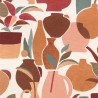 Casamance|Provenzalische Tapete Tonkrüge bunt|Hochwertige