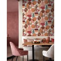Casamance|Provenzalische Tapete Tonkrüge bunt|Hochwertige