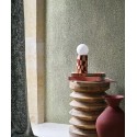 Casamance|Papel pintado moderno patrón ondulado verde|Papel Pintado