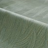 Casamance|Papier peint tissé ondulé vert|Haut Gamme