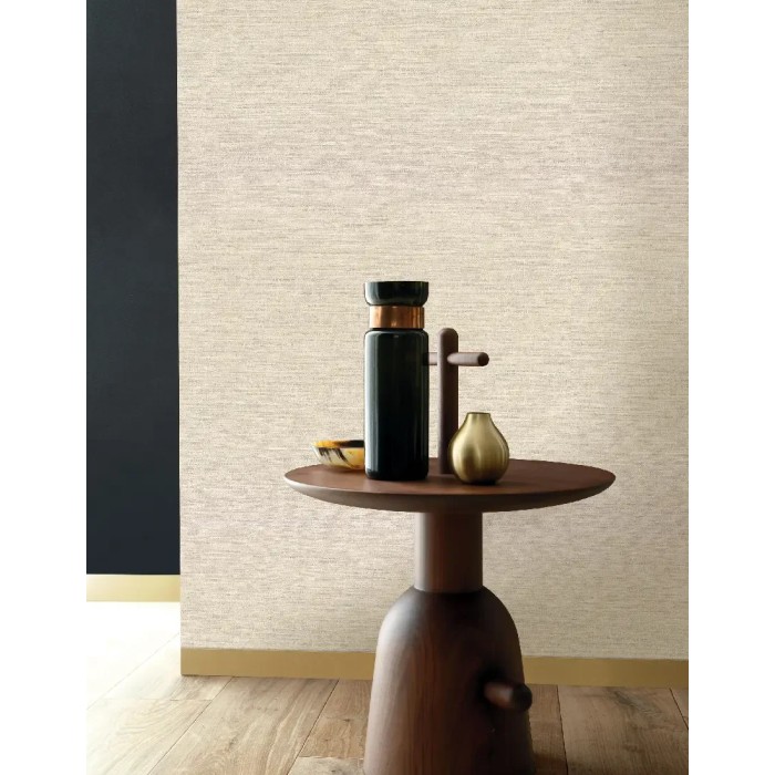 Casamance|Wallpaper raw silk beige|Wallpaper