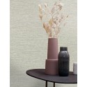 Casamance|Papier peint soie maille gris clair|Imitation Tissu