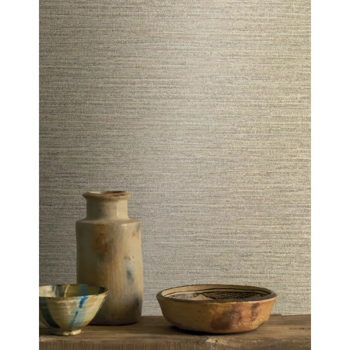 Papel pintado seda rústica marrón glaseado - Casamance Terra Rossa 76231834