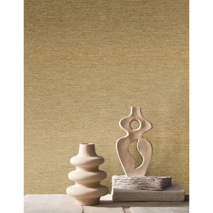 Casamance|Papel pintado seda en bruto marrón atemporal|Rústico