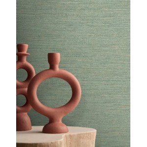 Casamance|Unifarbene Tapete taupe-beige Textileffekt matt|Tapeten 2