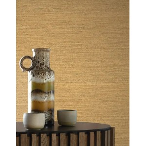 Casamance|Papier peint soie sauvage bleue|Imitation Tissu 2