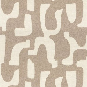 Casadeco|Moderne Ethno-Tapete mit Patchwork-Effekt in Textiloptik|Ethnisch