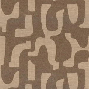 Caselio|Papel pintado moderno efecto textil turquesa y dorado|Imitacion Tela