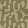 Casamance|Papier peint lin brun effet ethnique|Haut Gamme