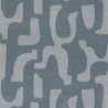 Casamance|Wallpaper linen blue ethnic effect|High-End