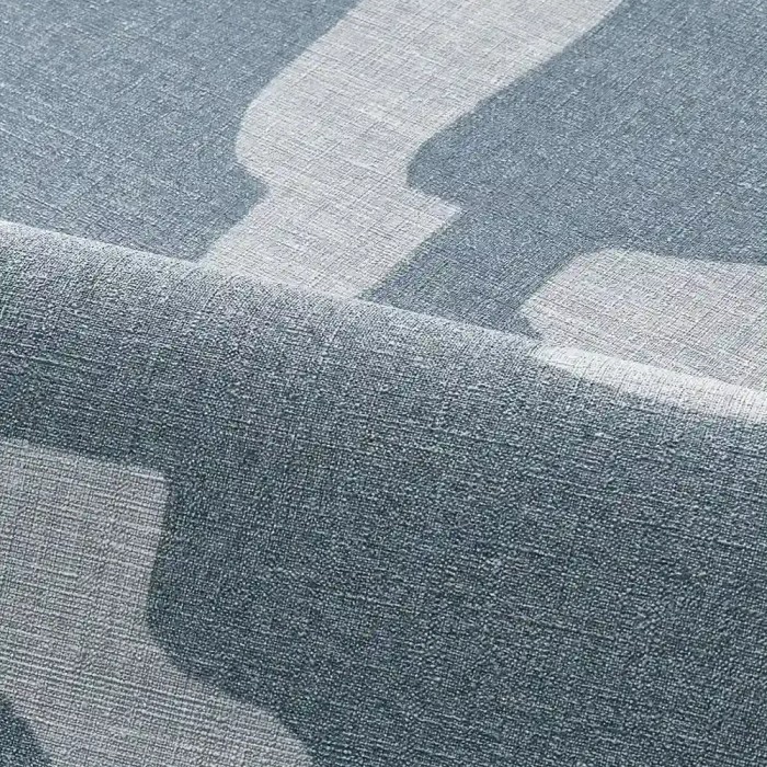 Casamance|Wallpaper linen blue ethnic effect|High-End