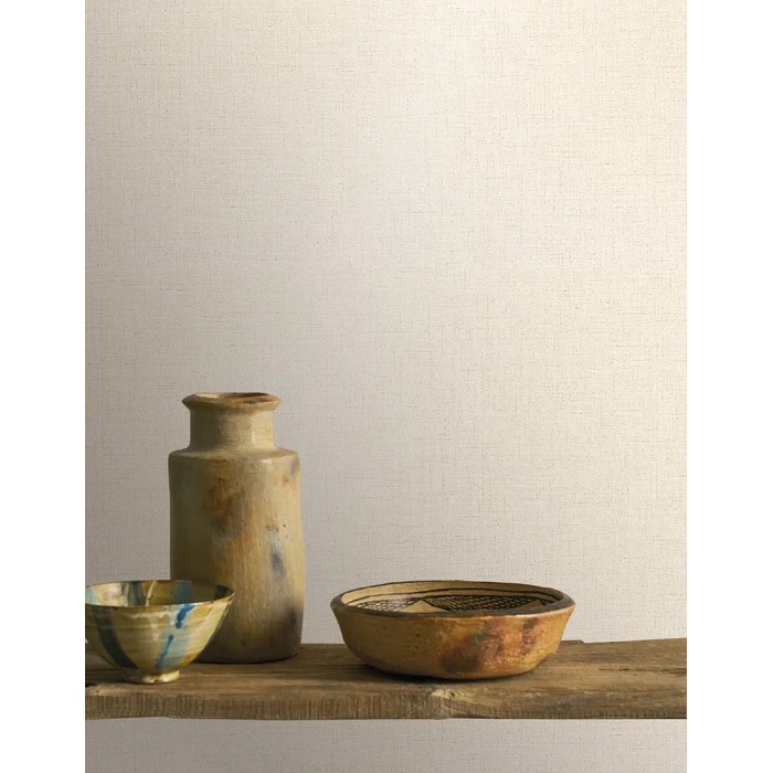 Casamance|Wallpaper linen white with shine|Wallpaper