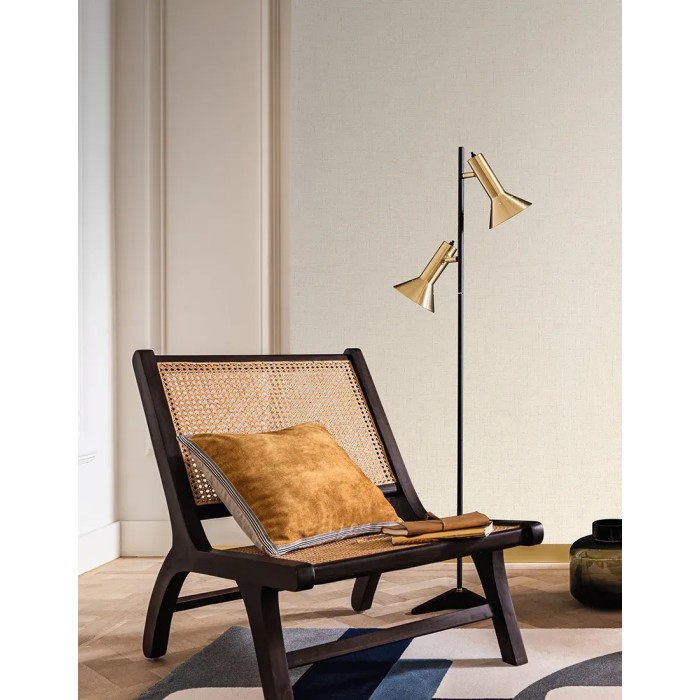 Papel pintado lino blanco con brillo - Casamance Le Lin 3 75238752