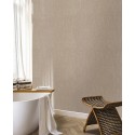 Casamance|Papier peint lin brun imitation naturelle|Rustique