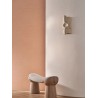 Casamance|Wallpaper linen pink textile effect|Wallpaper