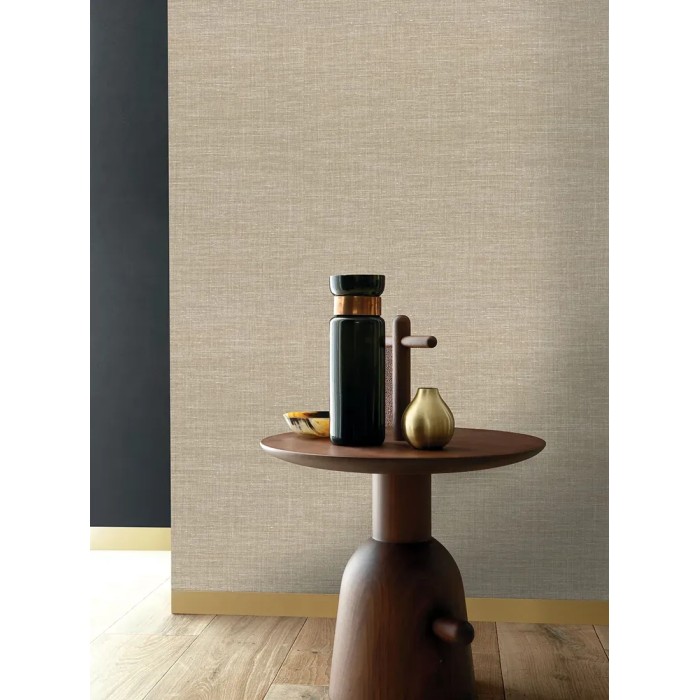 Casamance|Leinentapete beige champagner elegant|Textilimitation