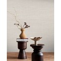 Casamance|Papel pintado lino gris claro|Contemporáneo