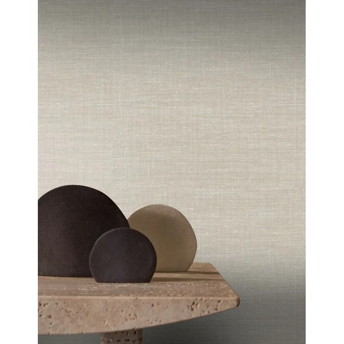 Casamance|Wallpaper linen natural beige|Rustic