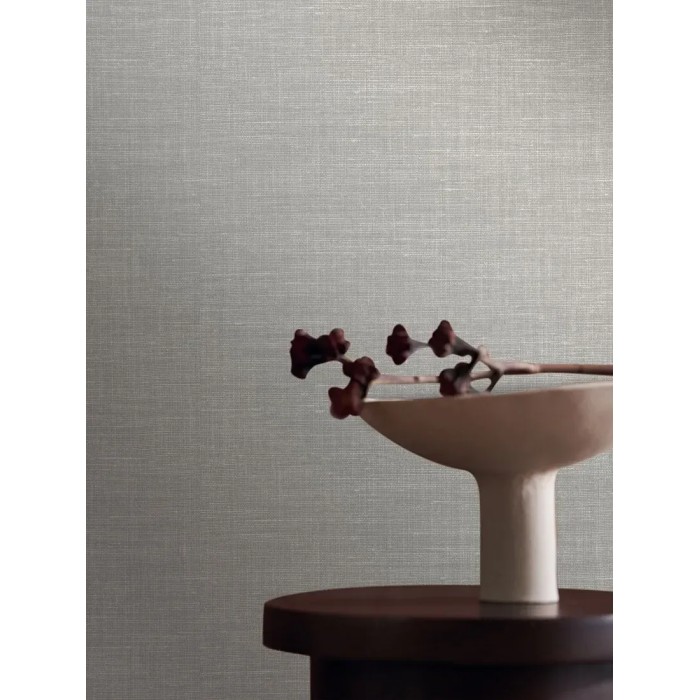Casamance|Wallpaper linen elephant grey|Wallpaper