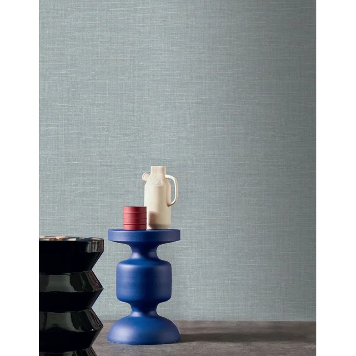 Casamance|Papel pintado lino gris escarcha|Papel Pintado