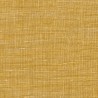 Casamance|Papier peint lin jaune moutarde|Imitation Tissu